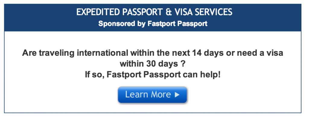 Regional Passport Agency – Expediting a Passport With Regional Passport Agency